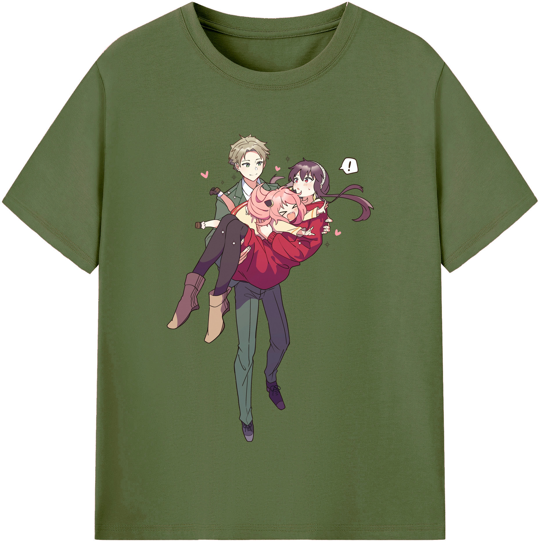（画像用） SPY×FAMILY间谍家家酒 綿100％半袖Tシャツ（フロントプリント）